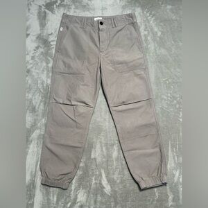 Citizens of Humanity Canvas High Rise Jogger Pants Women’s 28 Gray Buttonfly